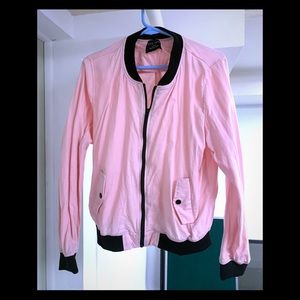 Pink/Black Juniors Jacket /Zip Up